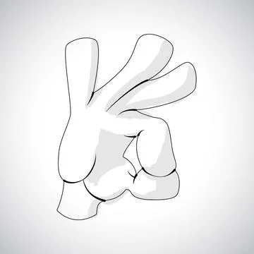 Comics Hand icon Stock Illustration