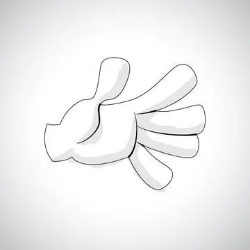 Comics Hand icon Stock Illustration