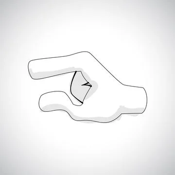 Comics Hand icon Stock Illustration