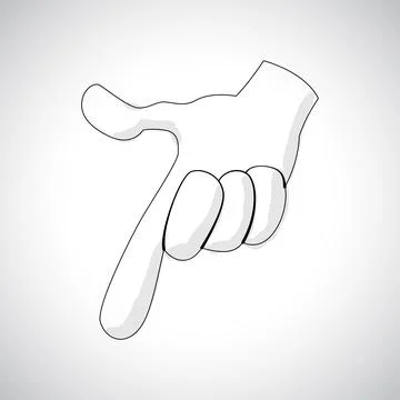 Comics Hand icon Stock Illustration
