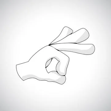 Comics Hand icon Stock Illustration