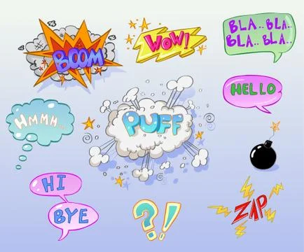 Comics Stock Illustration