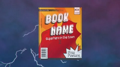 Comics Magazine Stock After Effects
