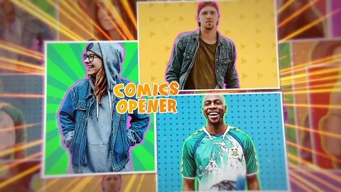 Comics Opener 2 Stock After Effects