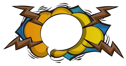 Comics pop art Speech Bubble design Stock Footage 311903253