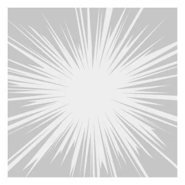 Comics Radial Speed Lines graphic effects. Vector イラスト素材