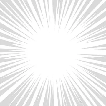 Comics Radial Speed Lines graphic effects. Vector イラスト素材