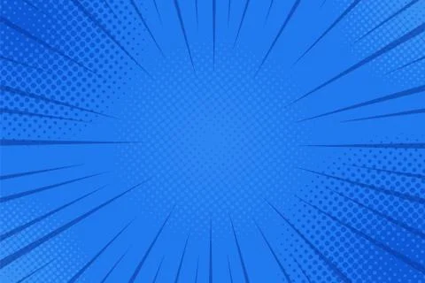 Comics rays background with halftones. Vector summer backdrop illustrations Illustrazione stock
