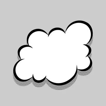 Comics speech bubble for text イラスト素材