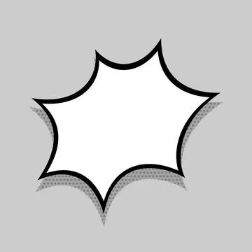 Comics speech bubble for text イラスト素材