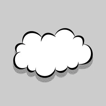 Comics speech bubble for text イラスト素材