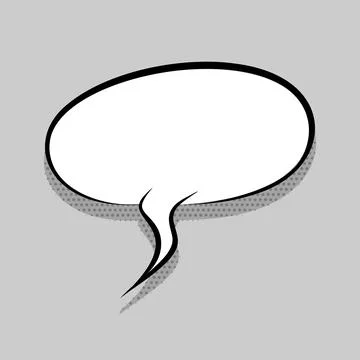 Comics speech bubble for text イラスト素材