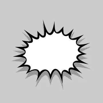 Comics speech bubble for text イラスト素材
