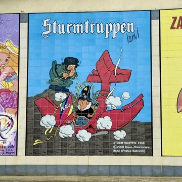 Comics Square Foto stock