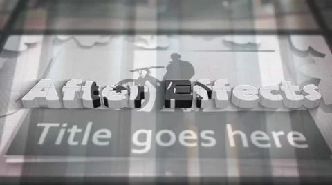 Comics Style Logo Stock After Effects