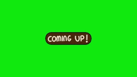 Coming up animation on green screen Vidéo 330266106