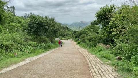 Coming down from mountain Vídeos de archivo 159240864