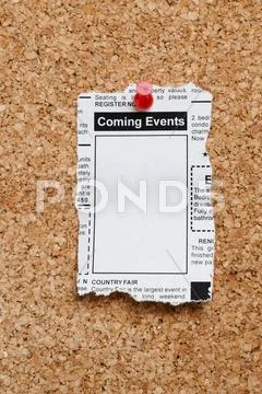Coming Events Classifieds Stock Photos