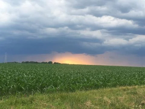 Coming rain Stock Photos