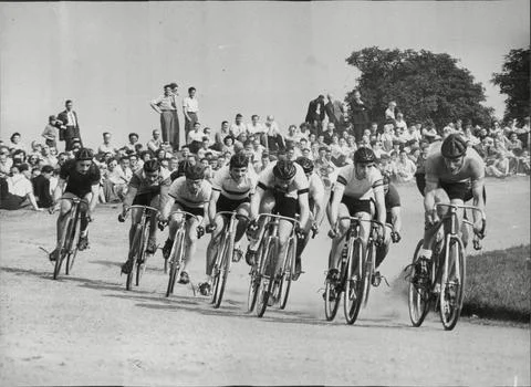 Coming Round The Bend During The Devil Take The Hindmost Invitation Scratch Race Stock Photos