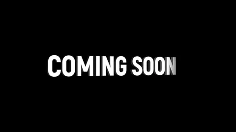 Coming soon 3d text animation with horizontally word rotating effect. seaml.. Stock Footage 313775314