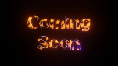 Coming Soon Animated Logo Stock Footage