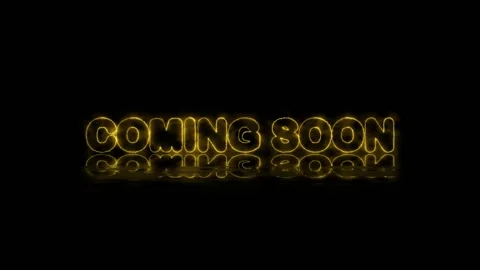 Coming Soon Animated Text Energize Saber Stock Footage 220487489