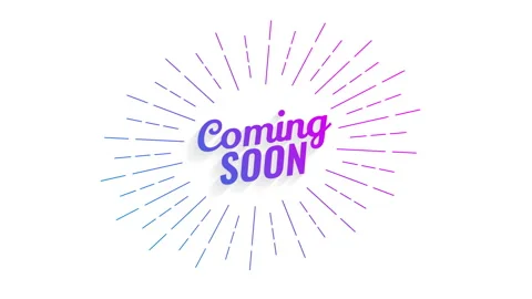 Coming soon animated with white background UHD 4K 動画素材 276458971