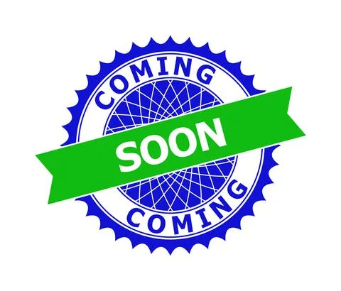 COMING SOON Bicolor Clean Rosette Template for Stamps Stock Illustration