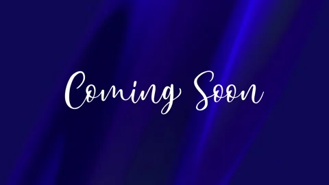 Coming soon blue abstrack background Stock-Footage 313517841