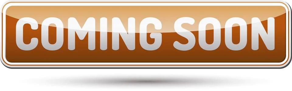 Coming Soon Button Stock Illustration
