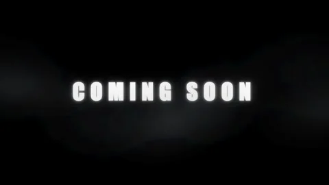 Coming soon cinematic text animation on dark moody background, for marketin.. Vidéo 344858765