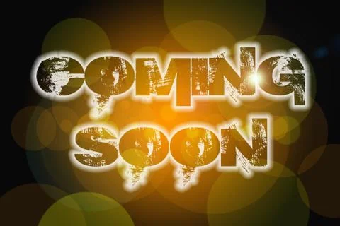 Coming soon concept Stock Illustration