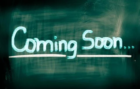 Coming Soon Concept Illustrazione stock