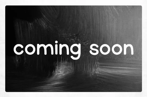 Coming soon concept Stock Photos