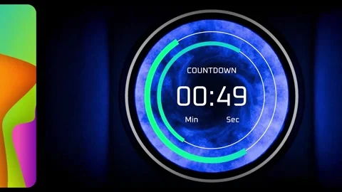 Coming Soon Countdown Timers Stock After Effects