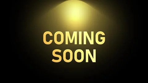 Coming Soon Flicker With Light Animation Stock Footage 304528046