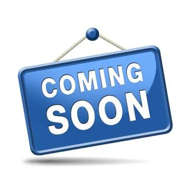 Coming soon icon Stock Illustration