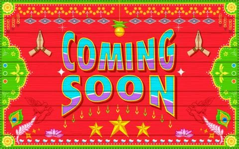 Coming Soon Stock Illustration