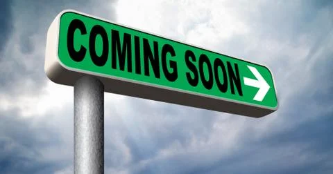 Coming soon Stock Illustration