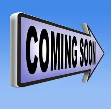 Coming soon Stock Illustration