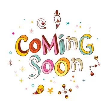 Coming soon Stock Illustration
