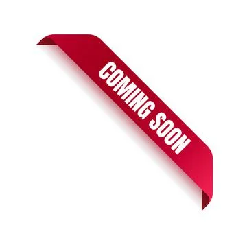 Coming soon label. Stock Illustration