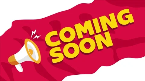 Coming soon with a loudspeaker Stock Footage 322148646