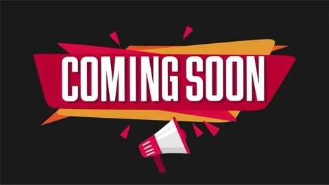 Coming soon with a loudspeaker Video stock 322148648