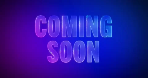 Coming soon. Particle Logo. Text Animation Stock Footage 136074295