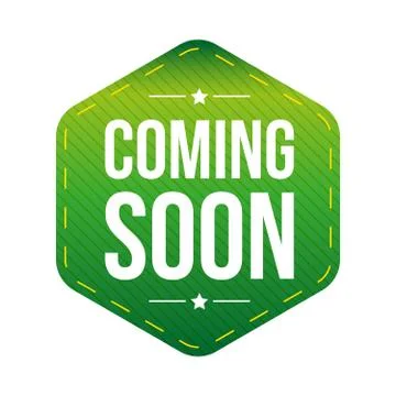 Coming Soon patch vector イラスト素材