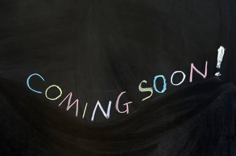 Coming soon Stock Photos
