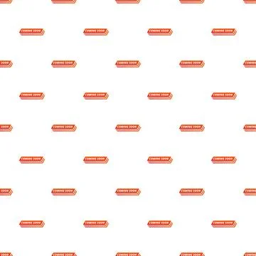 Coming soon repeating pattern for announcements 스톡 일러스트