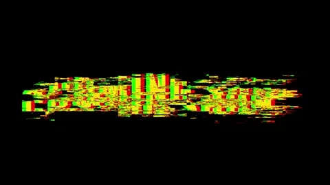 Coming Soon retro text animation with pixel glitch effect on black background Stock Footage 340254417